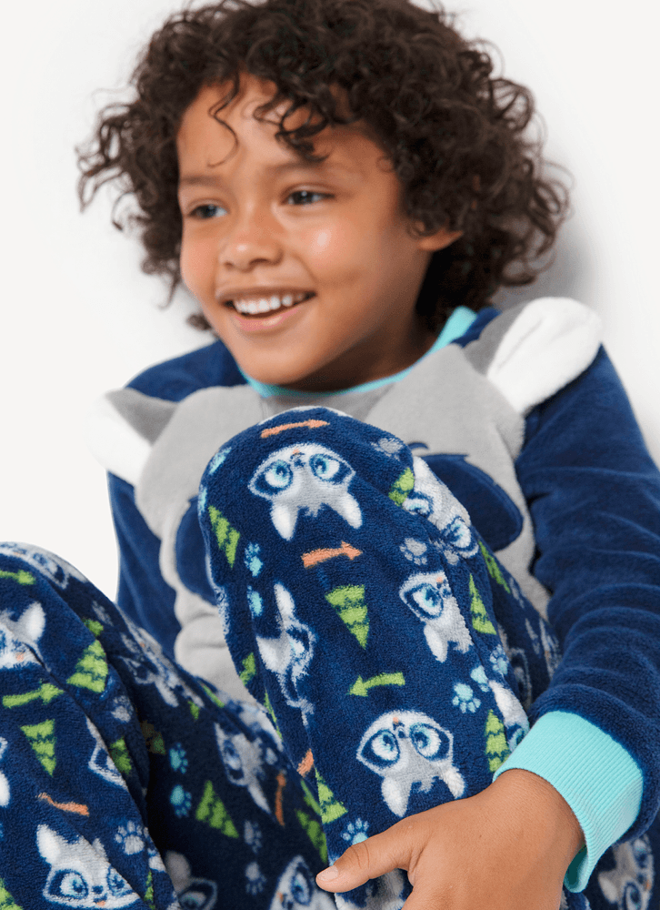 Pijama-Manga-Longa-Menino-Teen-Soft-Familia-Guaxinim