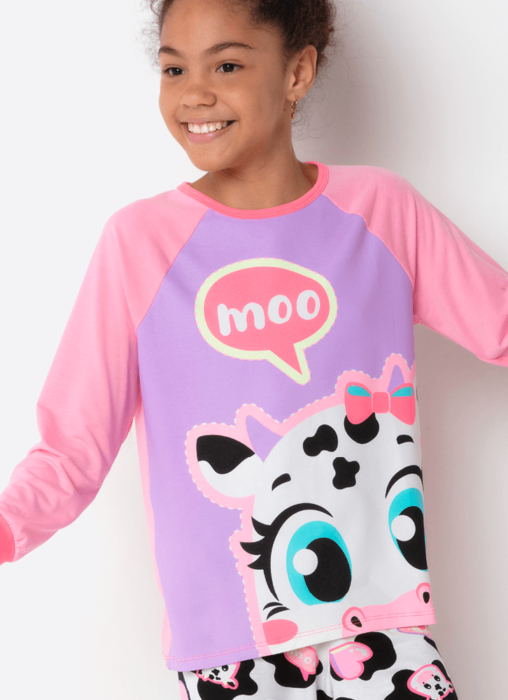 Pijama-Manga-Longa-Viscolycra-Menina-Teen-Vaca-Patches