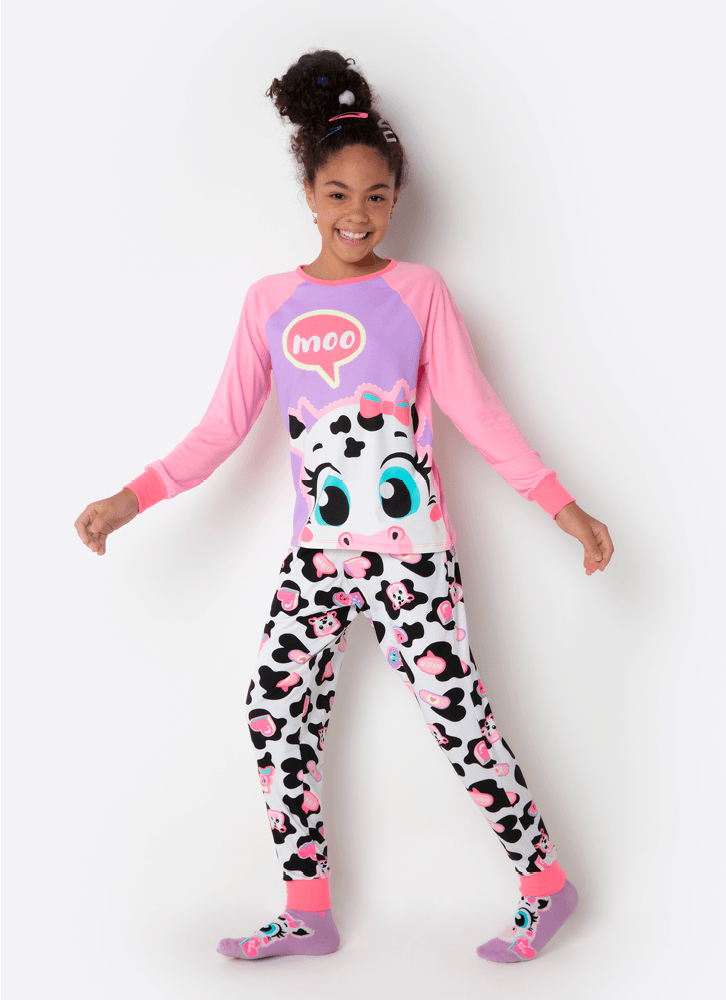 Pijama-Manga-Longa-Viscolycra-Menina-Teen-Vaca-Patches