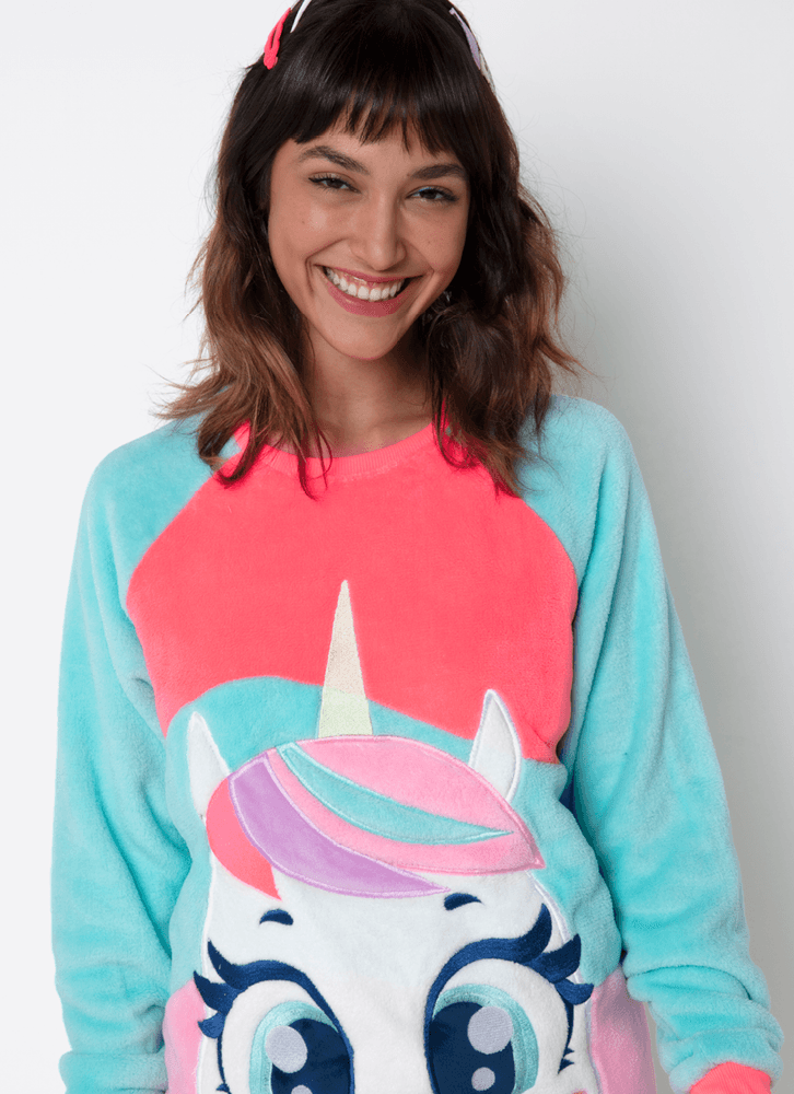 Pijama-Manga-Longa-Soft-Feminino-Unicornio-Cherry