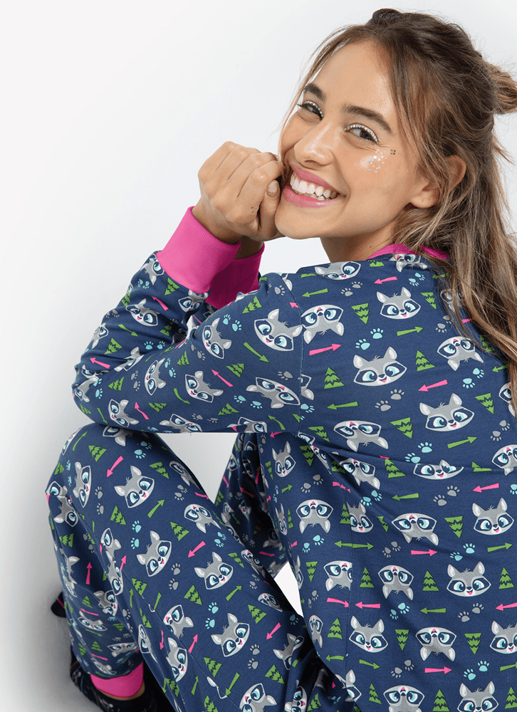 Pijama-Manga-Longa-Feminino-Viscolycra-Premium-Familia-Guaxinim