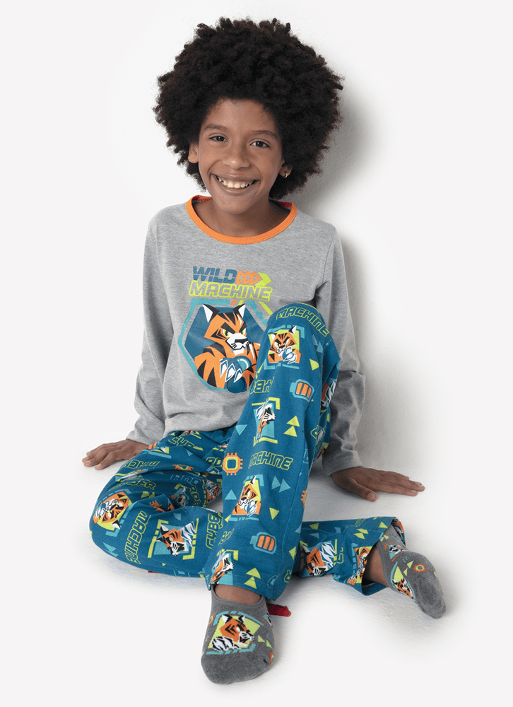 Pijama-Manga-Longa-Algodao-Masculino-Tigre-Robo