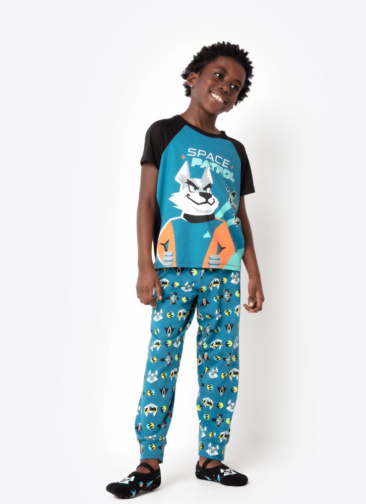 Pijama-Longo-Manga-Curta-Menino-Teen-Viscolycra-Lobo-Space-Brilha-No-Escuro