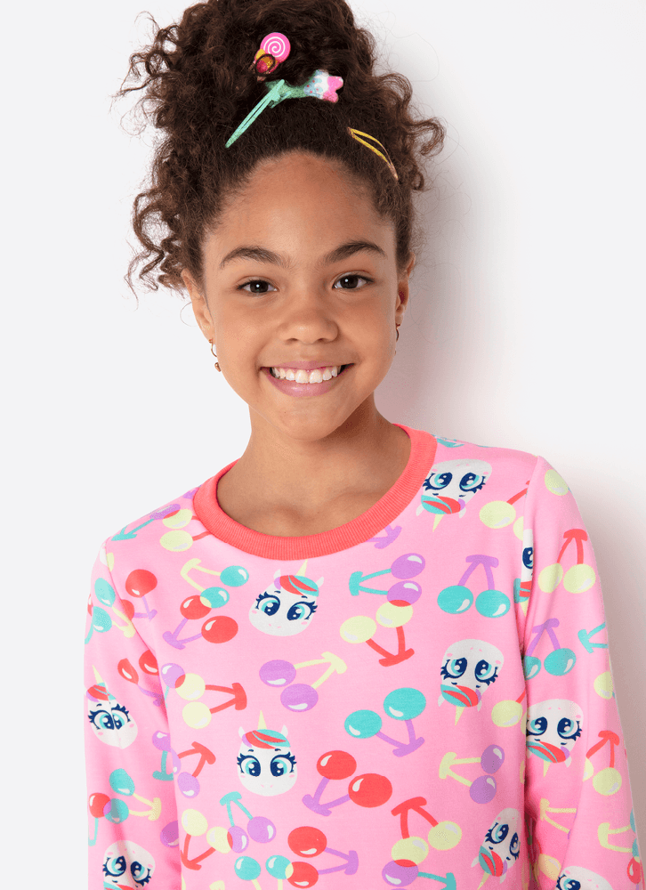 Pijama-Manga-Longa-Ultra-Visco-Menina-Teen-Unicornio-Cherry