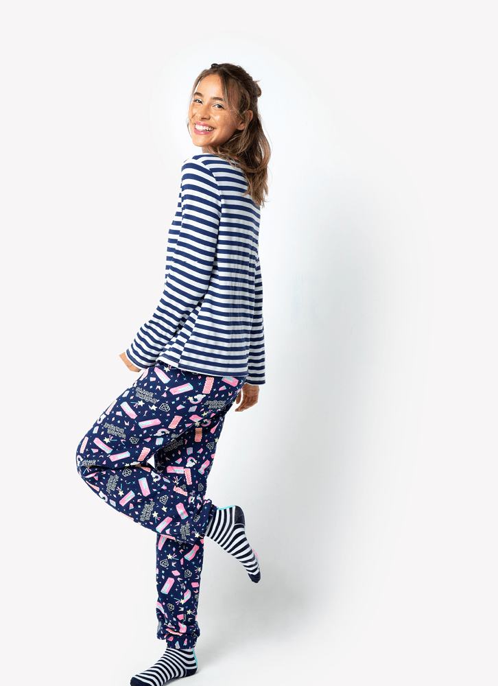 Pijama-Manga-Longa-Feminino-Viscolycra-Premium-Unicornio-Shine