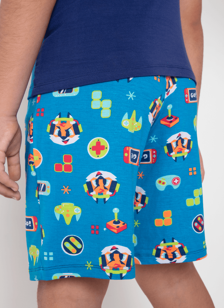 Pijama-Manga-Curta-Viscolycra-Menino-Teen-Rapoza-Gamer