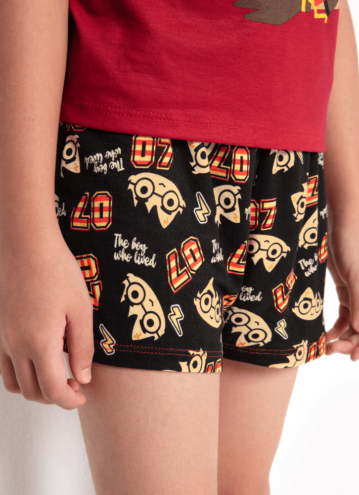 Pijama-Manga-Curta-Menina-Viscolycra-Harry-Potter