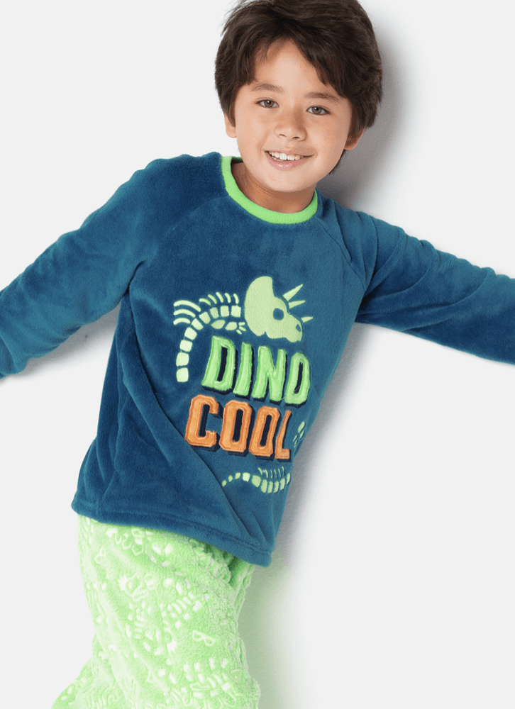 Pijama-Manga-Longa-Menino-Teen-Soft-Dinossauro-Fosseis
