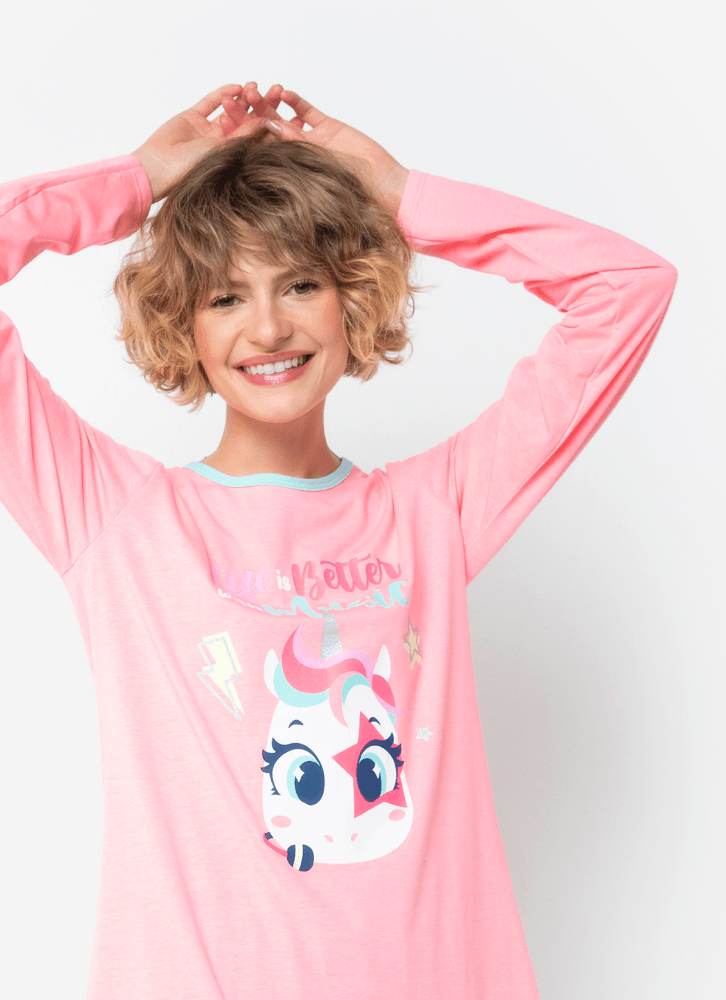 Pijama-Manga-Longa-Feminino-Unicornio-Popstar