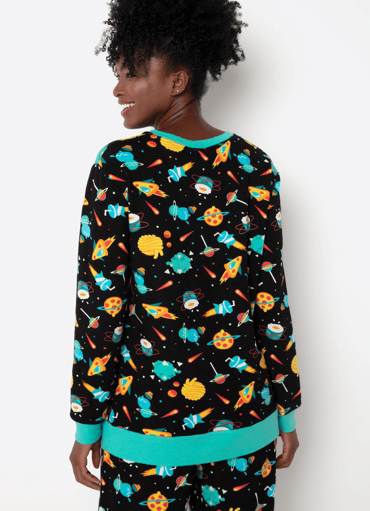 Pijama-Manga-Longa-Ultra-Visco-Unissex-Space-Food