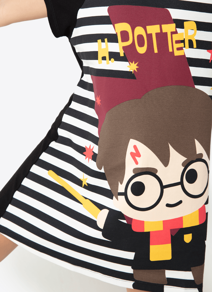 Camisola-Manga-Curta-Infantil-Viscolycra-Harry-Potter