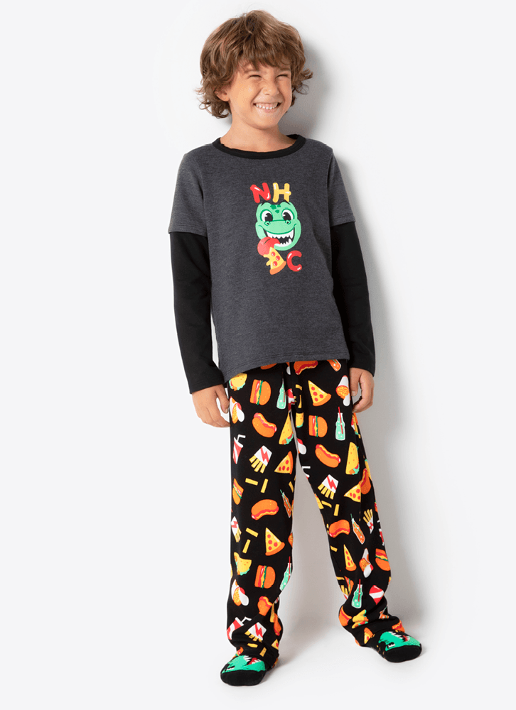 Pijama-Manga-Longa-Menino-Viscolycra-Premium-Dino-Food