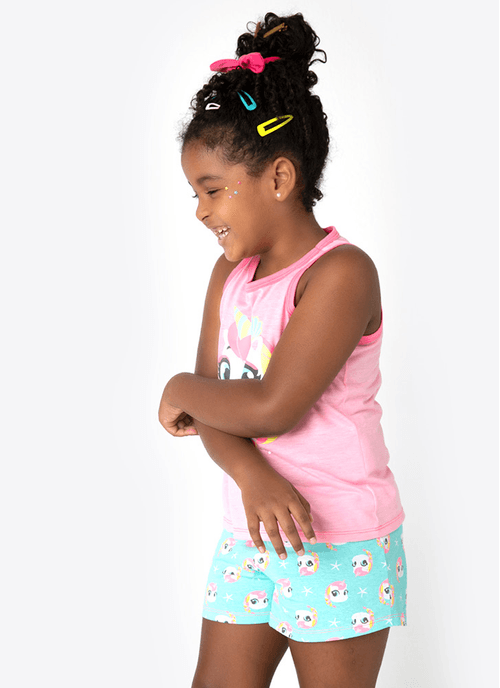 Pijama Regata Menina Unicórnio