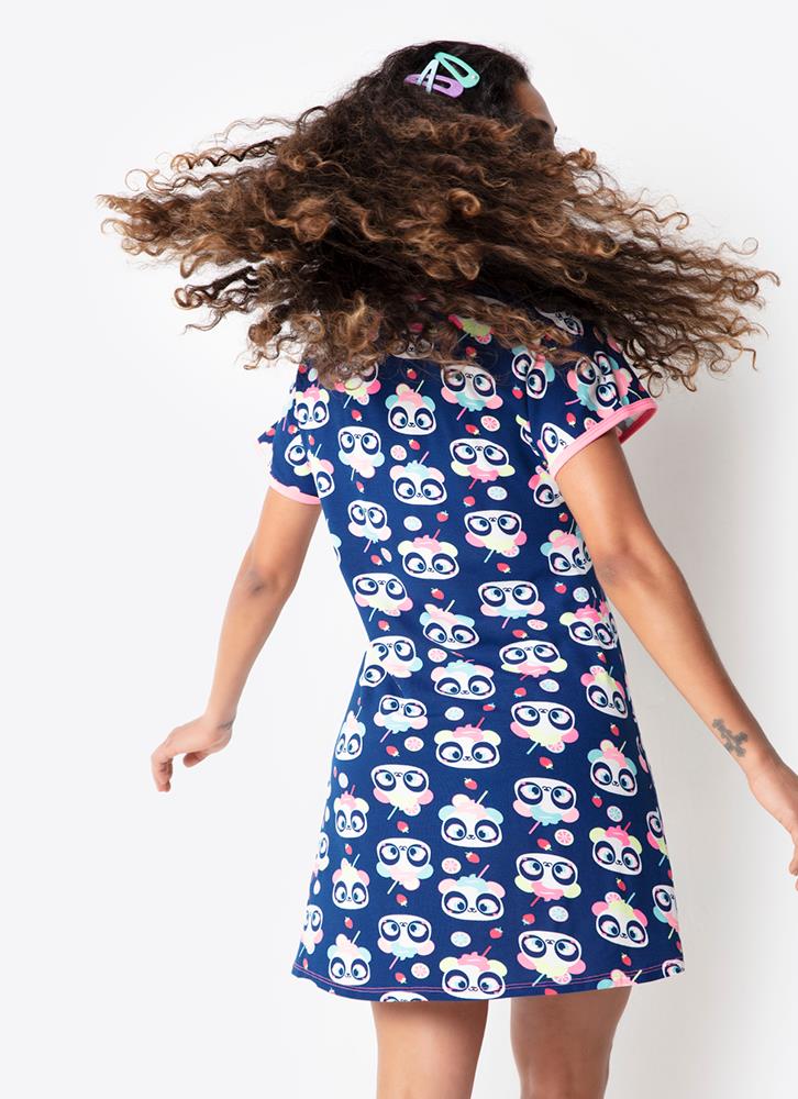 Camisola-Manga-Curta-Viscolycra-Feminino-Panda-Shake