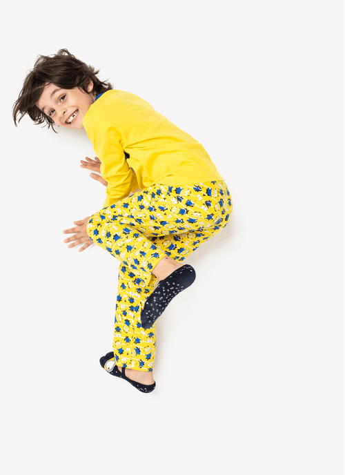Pijama Manga Longa Menino Teen Algodão Minions