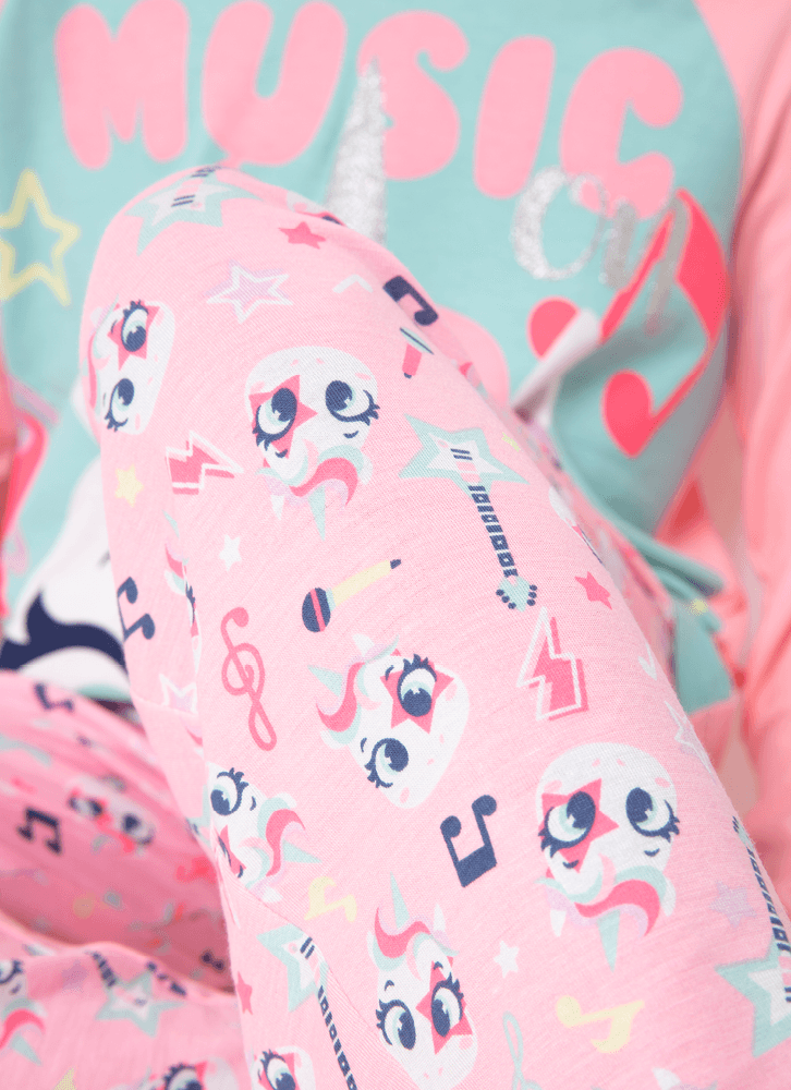Pijama-Manga-Longa-Menina-Teen-Viscolycra-Unicornio-Popstar