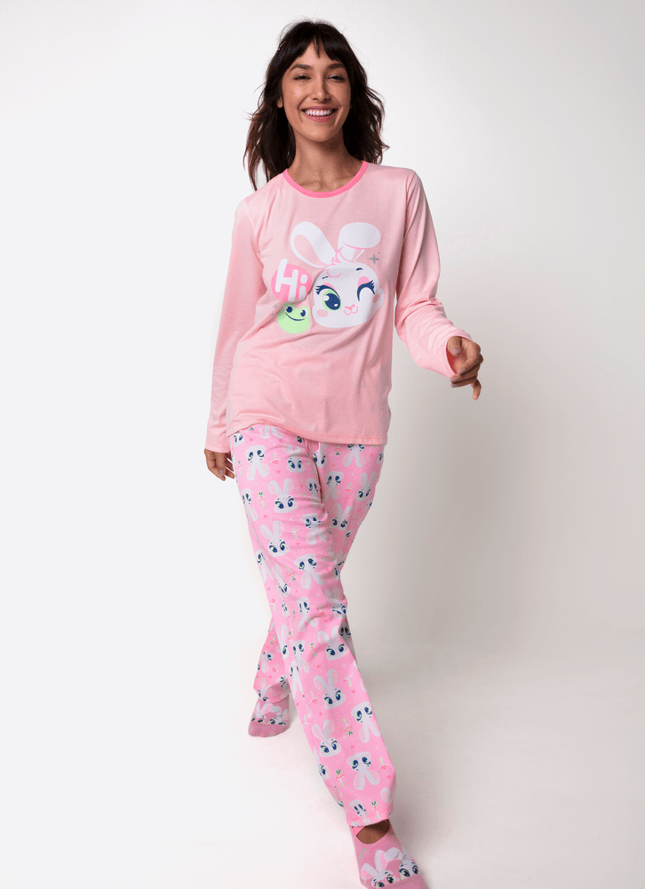 Pijama-Manga-Longa-Feminino-Coelha-Romantica