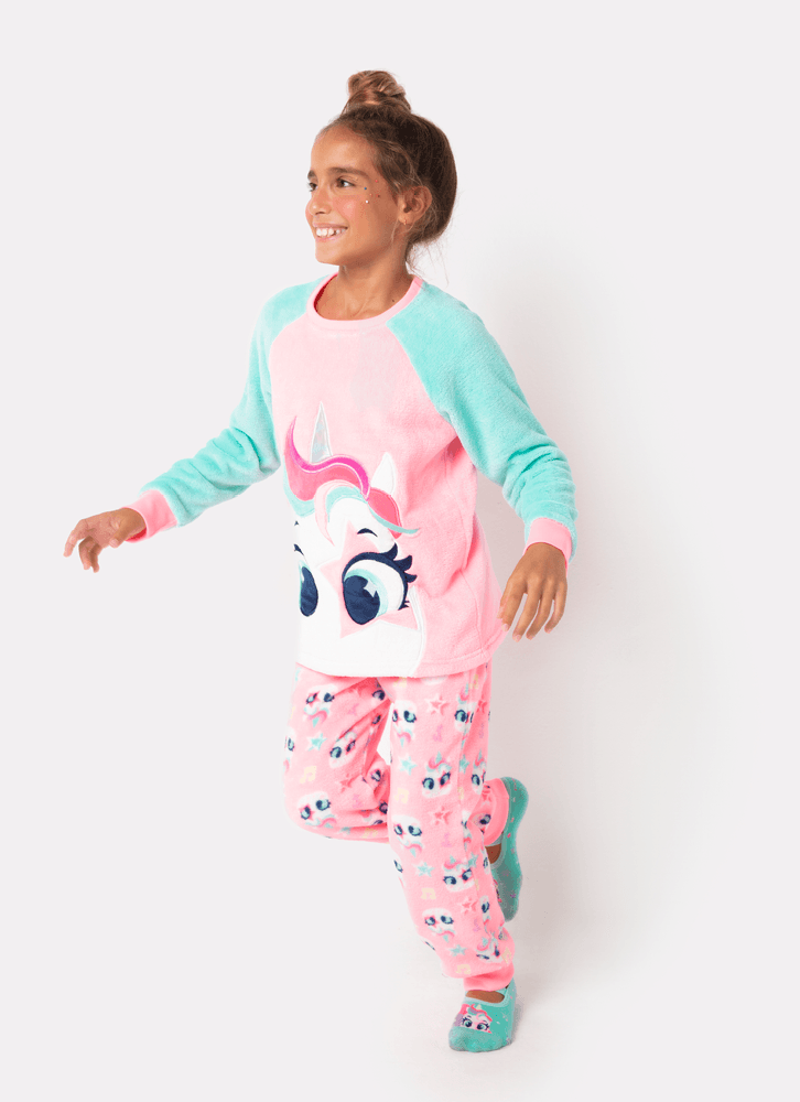 Pijama-Manga-Longa-Menina-Teen-Soft-Unicornio-Popstar