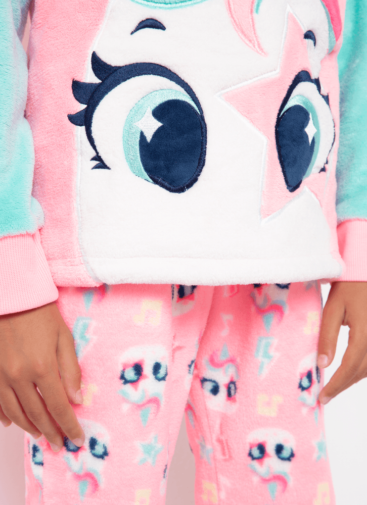 Pijama-Manga-Longa-Menina-Teen-Soft-Unicornio-Popstar