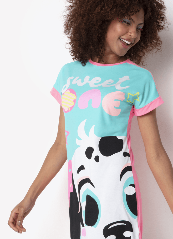 Camisola-Manga-Curta-Viscolycra-Menina-Teen-Dalmata-Donut