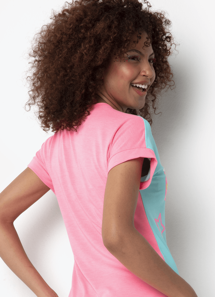 Camisola-Manga-Curta-Viscolycra-Menina-Teen-Dalmata-Donut