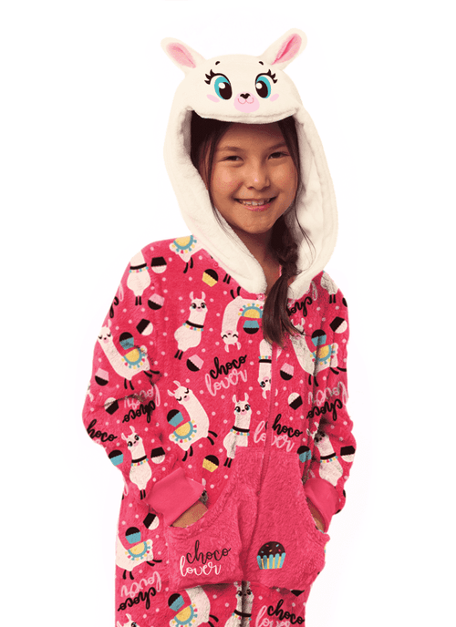 Macacão Fantasia Soft Lhama Kids