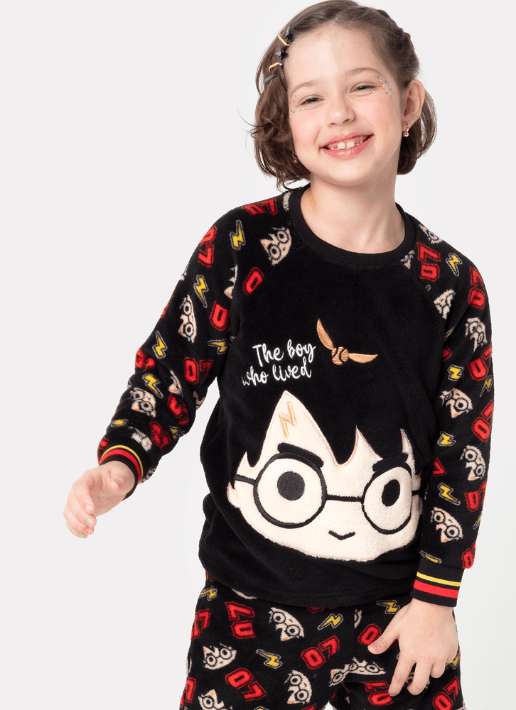 Pijama-Manga-Longa-Infantil-Soft-Harry-Potter