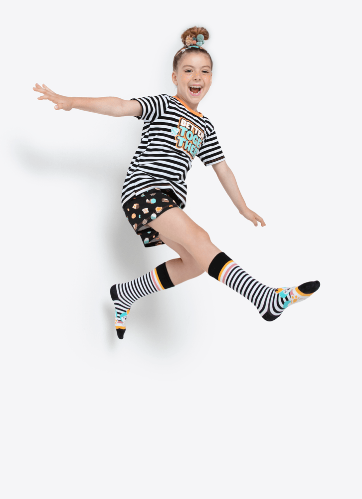 Pijama-Manga-Curta-Menina-Teen-Viscolycra-Better-Together