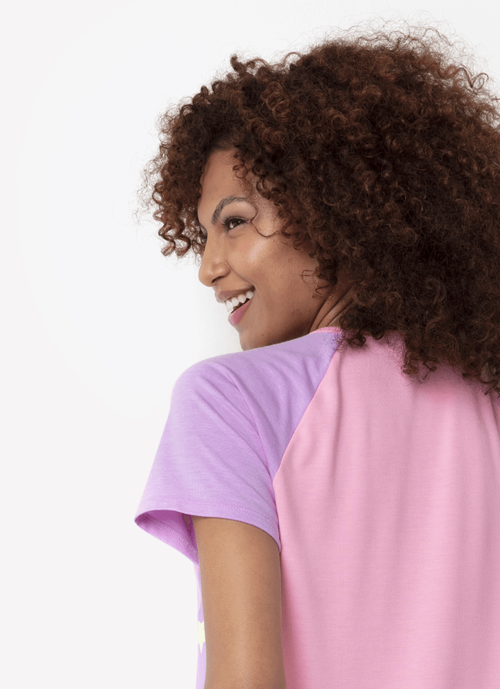 Camisola-Manga-Curta-Viscolycra-Feminina-Unicornio-Kawaii