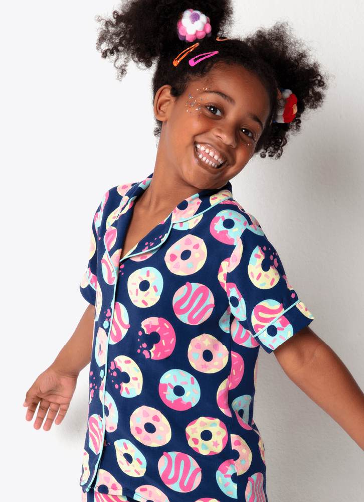 Pijama-Manga-Curta-Viscose-Menina-Panda-Donuts