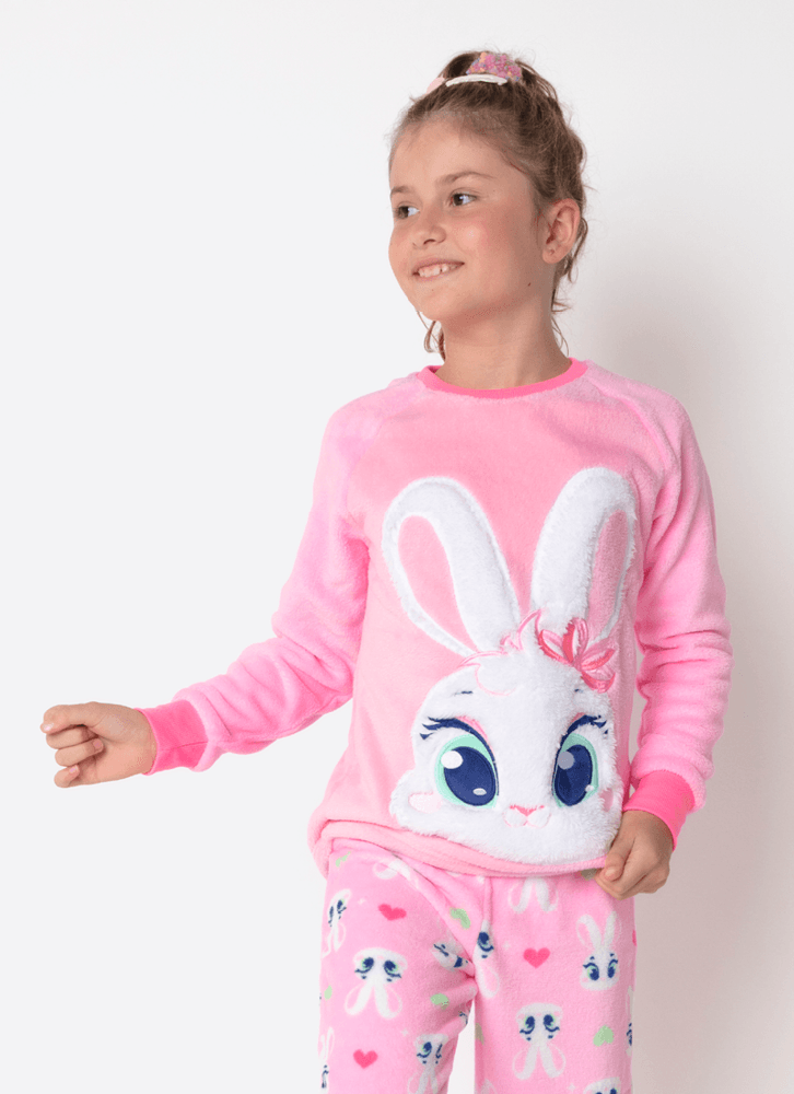 Pijama-Manga-Longa-Soft-Menina-Teen-Coelha-Romantica