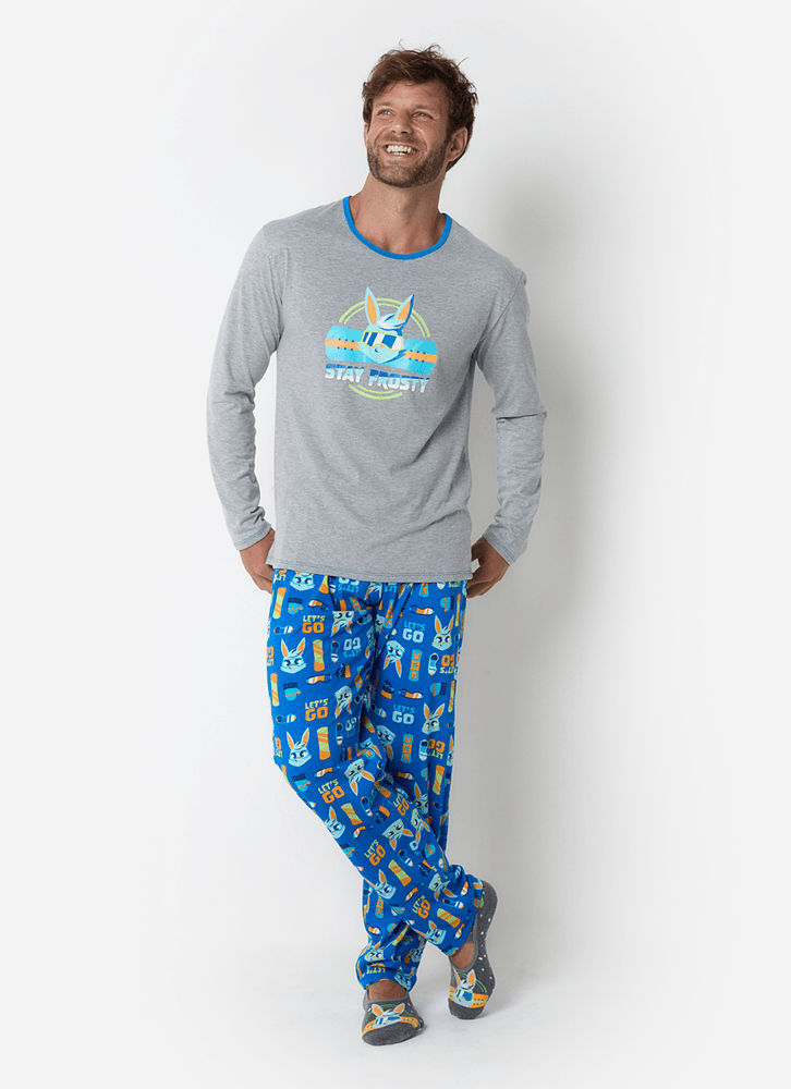 Pijama-Manga-Longa-Algodao-Masculino-Coelho-Radical