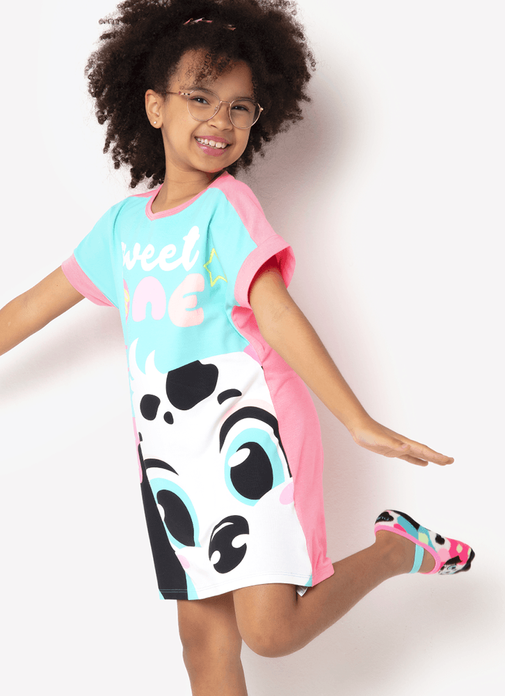 Camisola-Manga-Curta-Viscolycra-Menina-Teen-Dalmata-Donut