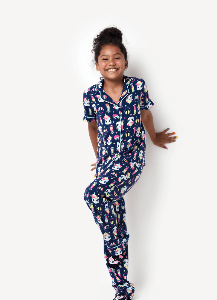 Pijama-Longo-Manga-Curta-Menina-Teen-Viscose-Unicornio-Skate