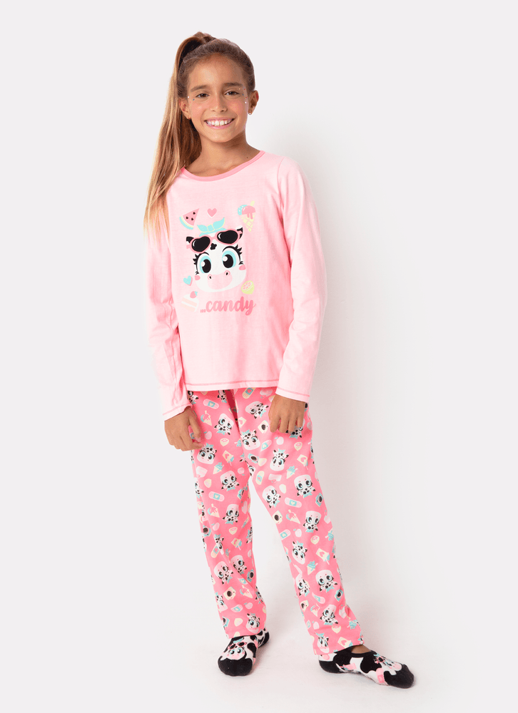 Pijama-Manga-Longa-Menina-Teen-Algodao-Vaca