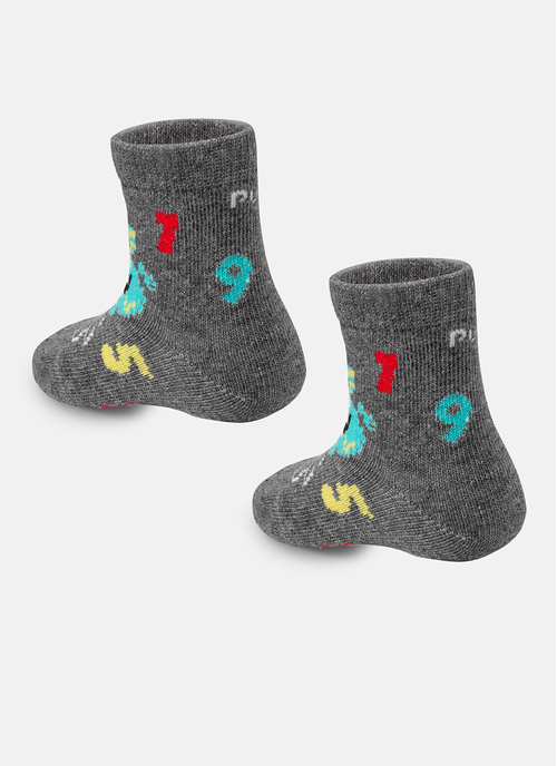 Meia Menino Soquete Cano Médio Monstro