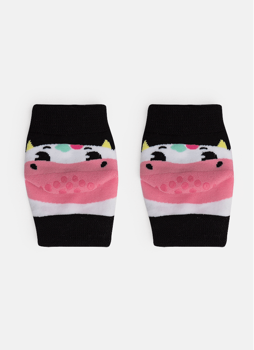 Joelheira Antiderrapante Bebê Menina Vaca