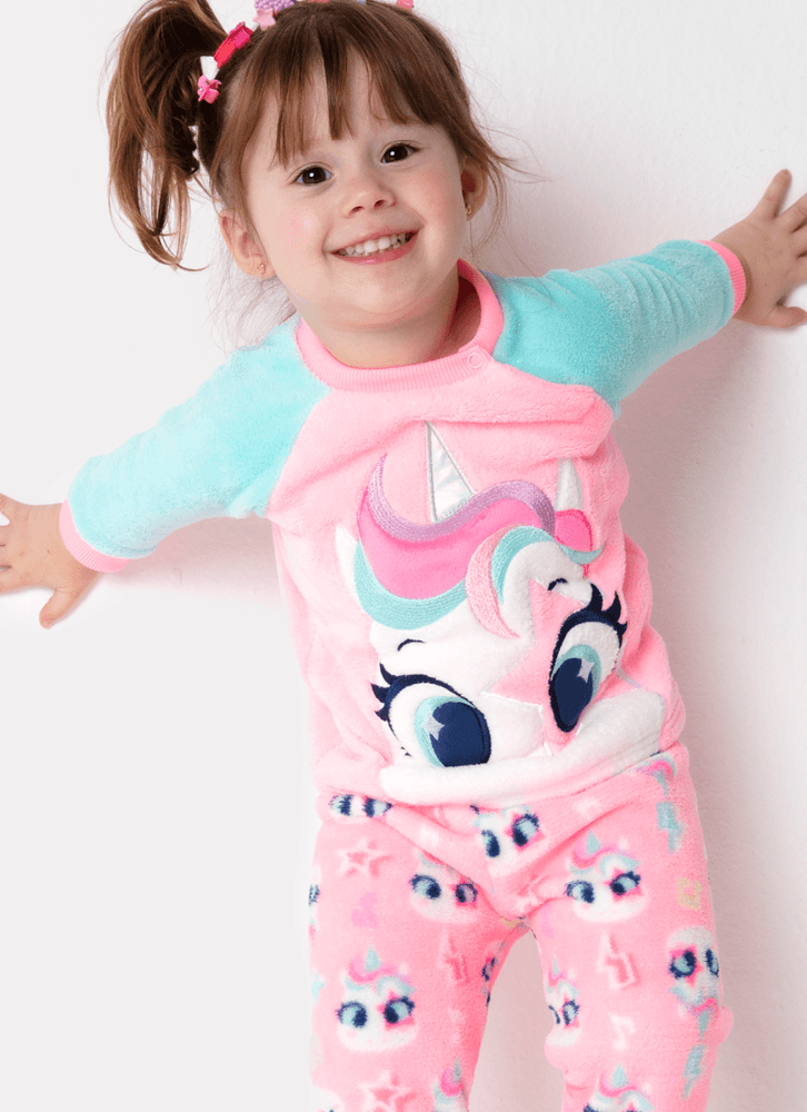 Pijama-Manga-Longa-Bebe-Menina-Soft-Unicornio-Popstar