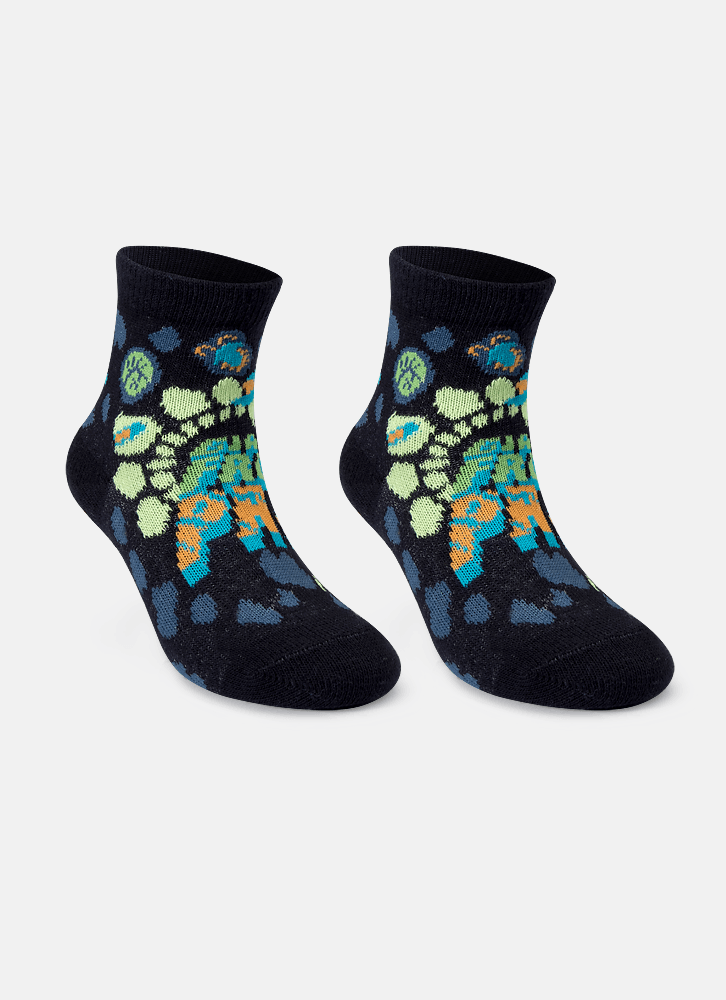 Meia-Soquete-Bebe-Menino-Dinossauro-Fosseis-Brilha-No-Escuro