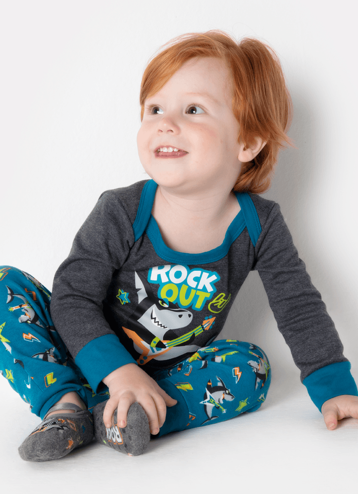 Pijama-Manga-Longa-Bebe-Menino-Tubarao-Rockstar