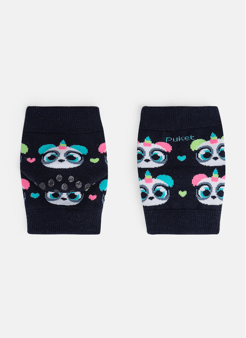 Joelheira Antiderrapante Bebê Menina Pandacórnio