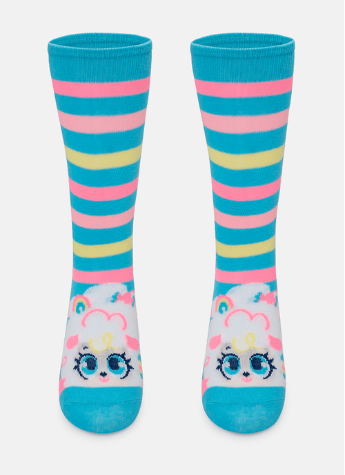 Meia Cano 3/4 Menina Ovelha