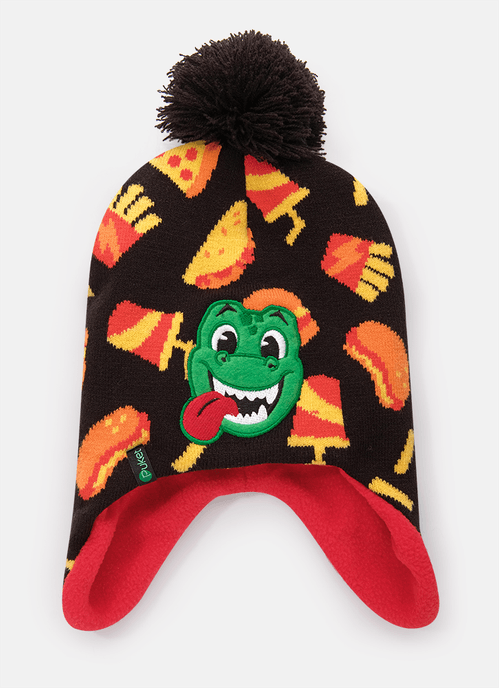 Gorro Bebê Menino Dino Food