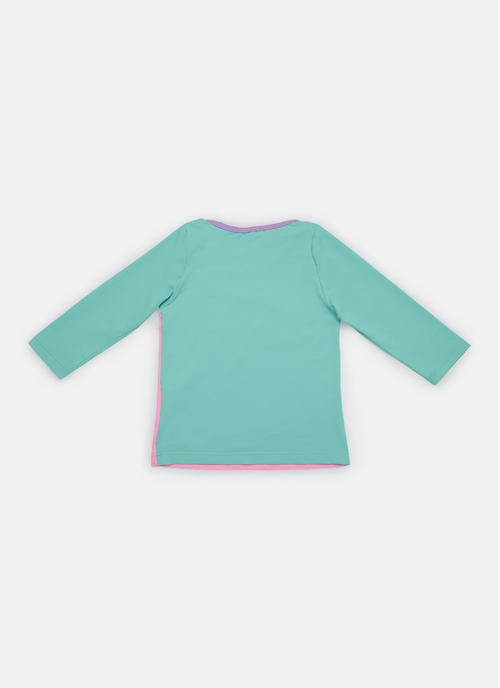 Camiseta Bebê Menina Color Block