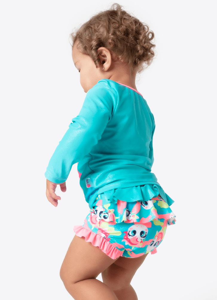 Conjunto-Camiseta-E-Calcinha-Com-Protecao-Solar-Bebe-Menina-Unicornio-Colorful