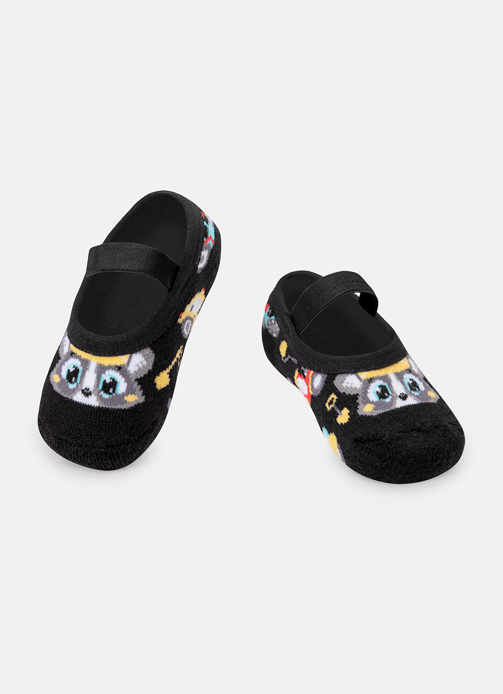 Meia-Menino-Sapatilha-Com-Antiderrapante-Guaxinim