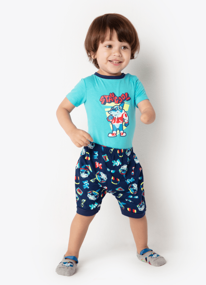 Pijama-Manga-Curta-Viscolycra-Bebe-Menino-Tubarao-Hip-Hop