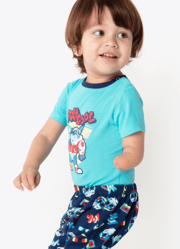 Pijama-Manga-Curta-Viscolycra-Bebe-Menino-Tubarao-Hip-Hop