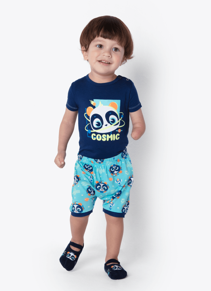 Pijama-Manga-Curta-Viscolycra-Bebe-Menino-Familia-Panda