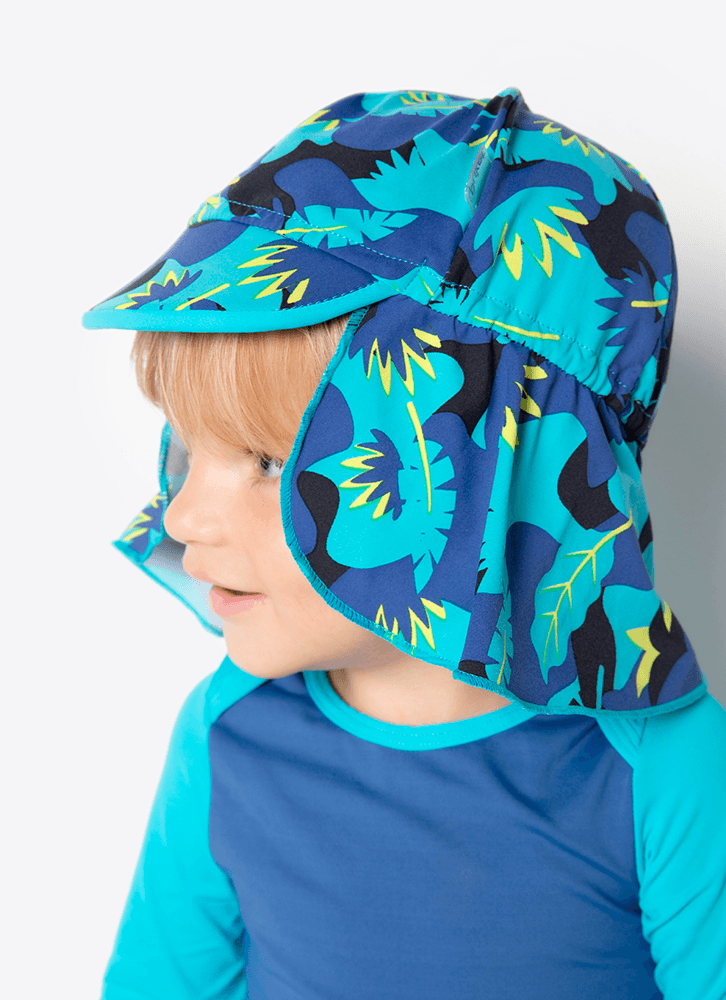 Chapeu-Praia-Bebe-Menino-Com-Protecao-Solar-Tigre-Roar